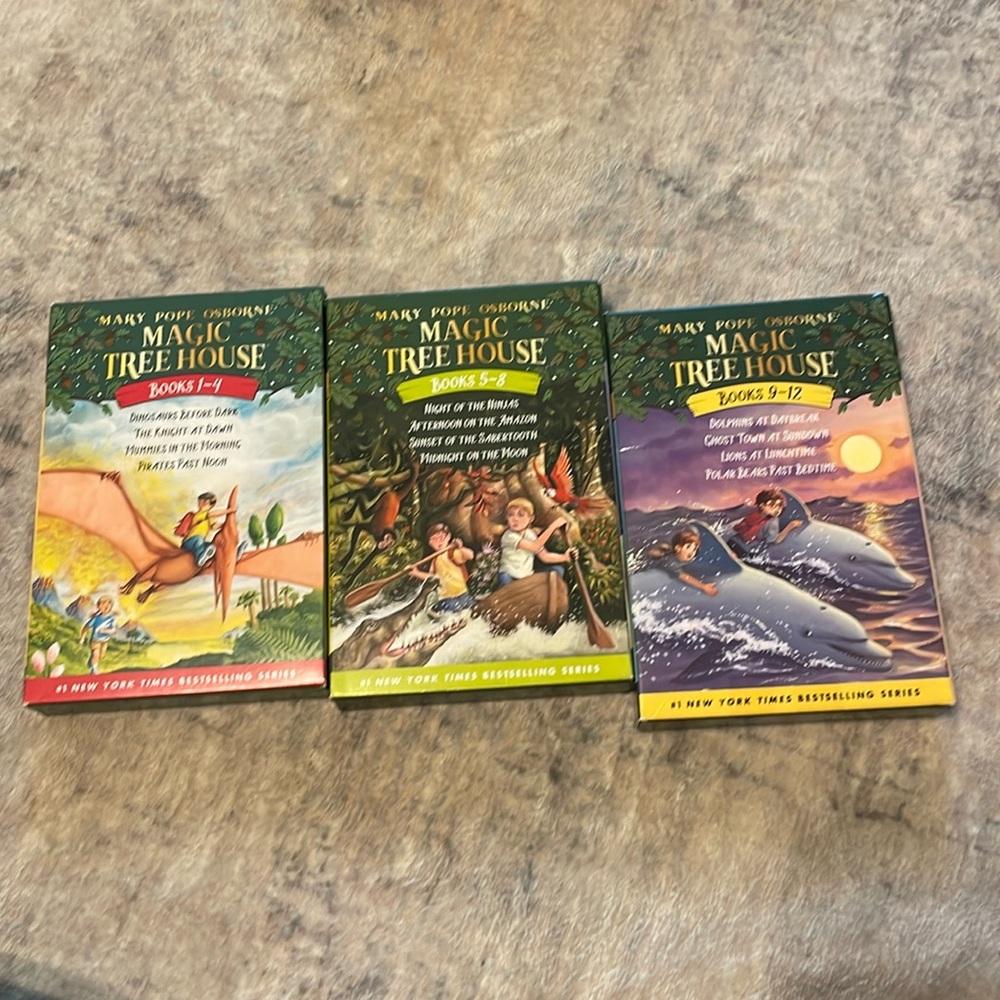 Magic Tree House Books 1-12